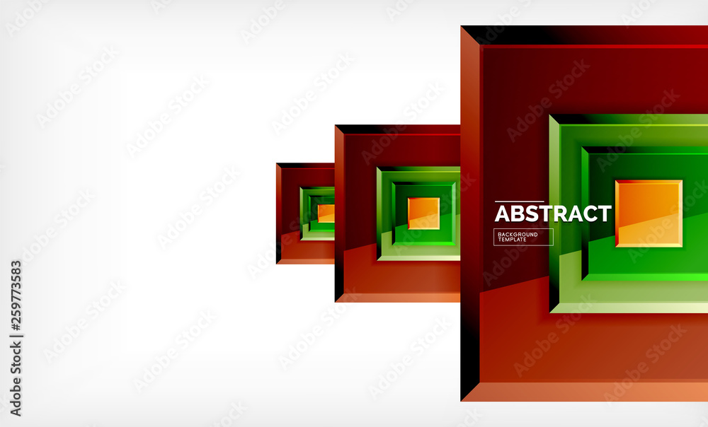 Geometric abstract background, modern square design Geometric abstract background, modern square design