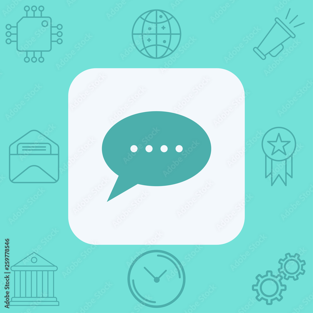 Chat vector icon sign symbol Chat vector icon sign symbol