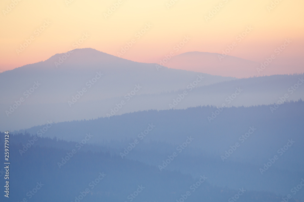 Obraz premium Cascade Sunrise