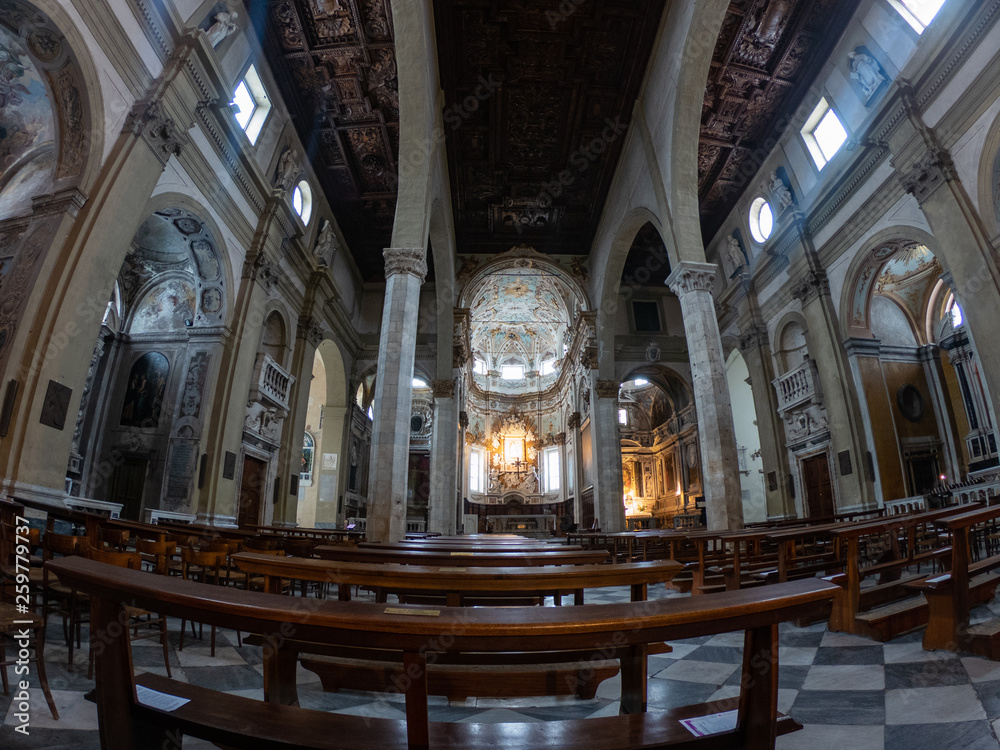 The Sarzana's Cathedral, interior view