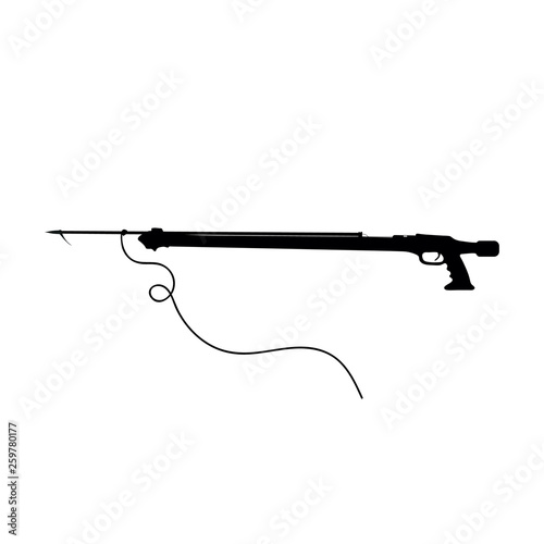 harpoon gun vector