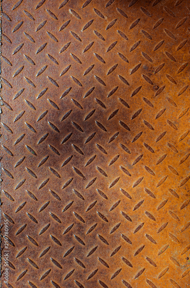 Corrugated rusty steel sheet, vertical texture Corrugated rusty steel sheet, vertical texture