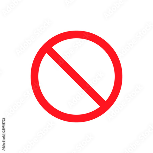 Stop icon isolated on white background. Vector illustration. Eps 10.