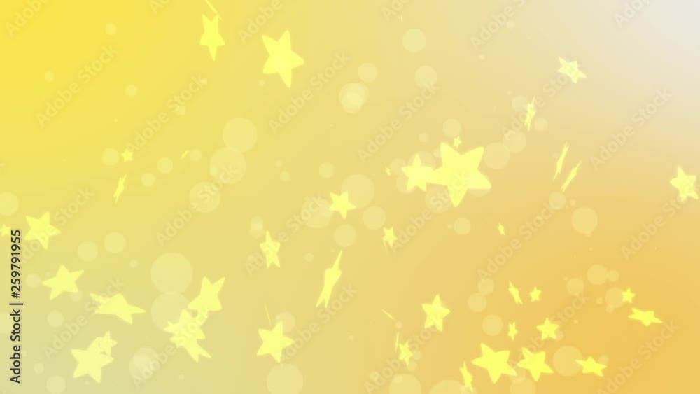 Yellow cartoon background with stars Yellow cartoon background with stars