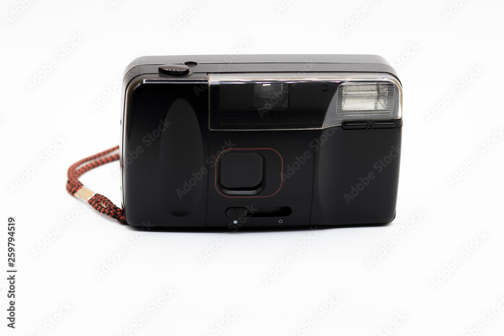 Old camera isolated on white background Old camera isolated on white background