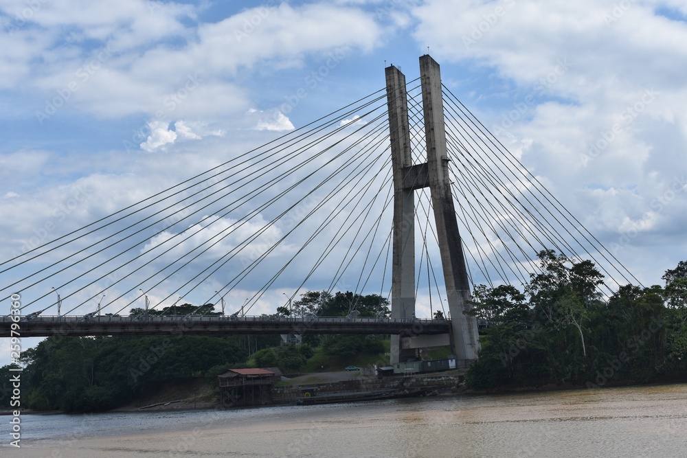 Fototapeta premium bridge over the river