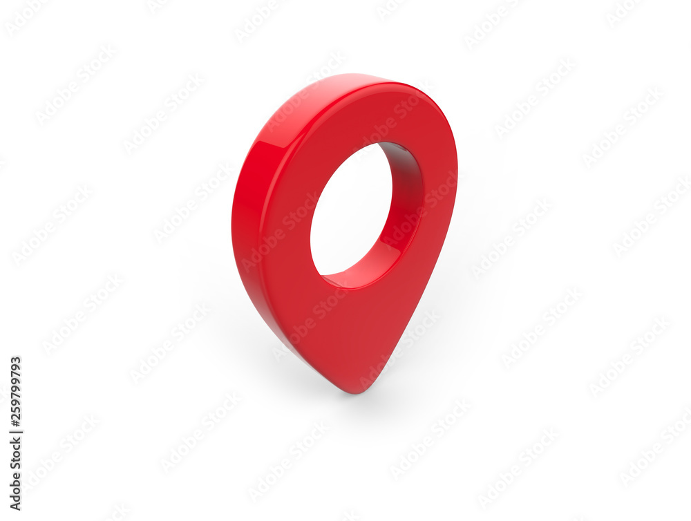 GPS Icon 3d view Stock Illustration | Adobe Stock