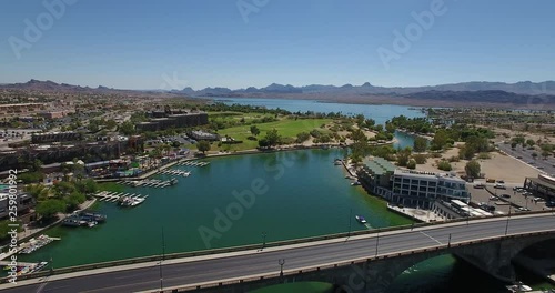 Lake Havasu London Bridge Aerial Arizona