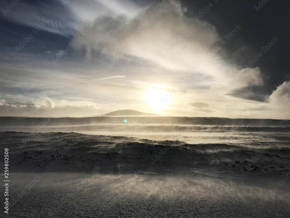 Icelandic winter landscapes