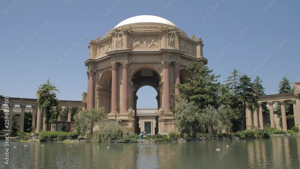 View of The Palace of Fine Arts Theatre, San Francisco, California, USA View of The Palace of Fine Arts Theatre, San Francisco, California, USA