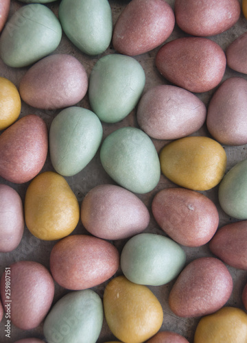 Colorful Shinny Easter Eggs 