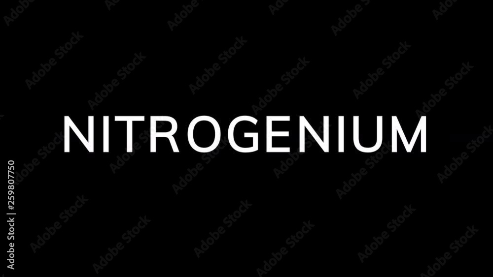 From the Glitch effect arises Element of periodic table NITROGENIUM. Then the TV turns off. Alpha channel Premultiplied - Matted with color black From the Glitch effect arises Element of periodic table NITROGENIUM. Then the TV turns off. Alpha channel Premultiplied - Matted with color black