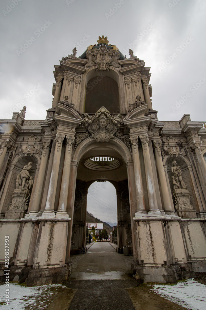 Obraz premium ドイツ風の建物