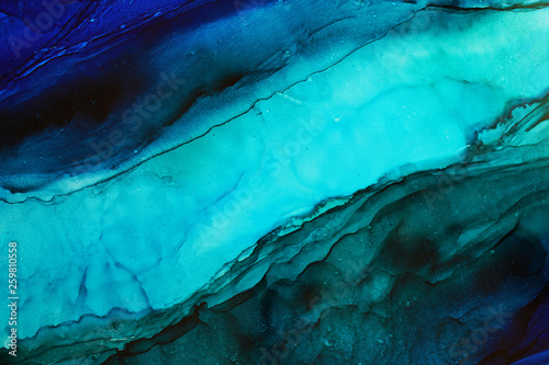 Part of original alcohol ink painting