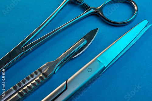 Instrumental surgery closeup