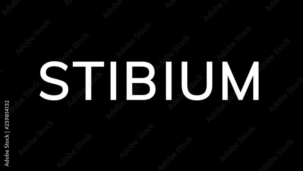 From the Glitch effect arises Element of periodic table STIBIUM. Then the TV turns off. Alpha channel Premultiplied - Matted with color black From the Glitch effect arises Element of periodic table STIBIUM. Then the TV turns off. Alpha channel Premultiplied - Matted with color black