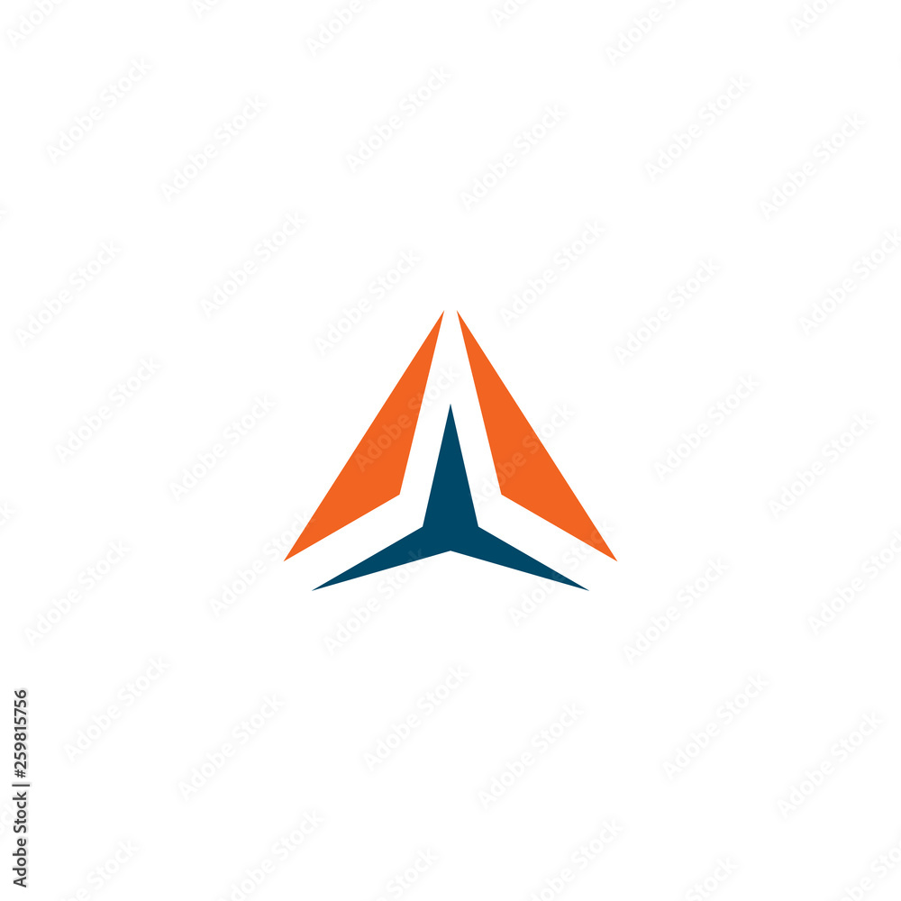 Fototapeta premium Arrow logo icon vector template