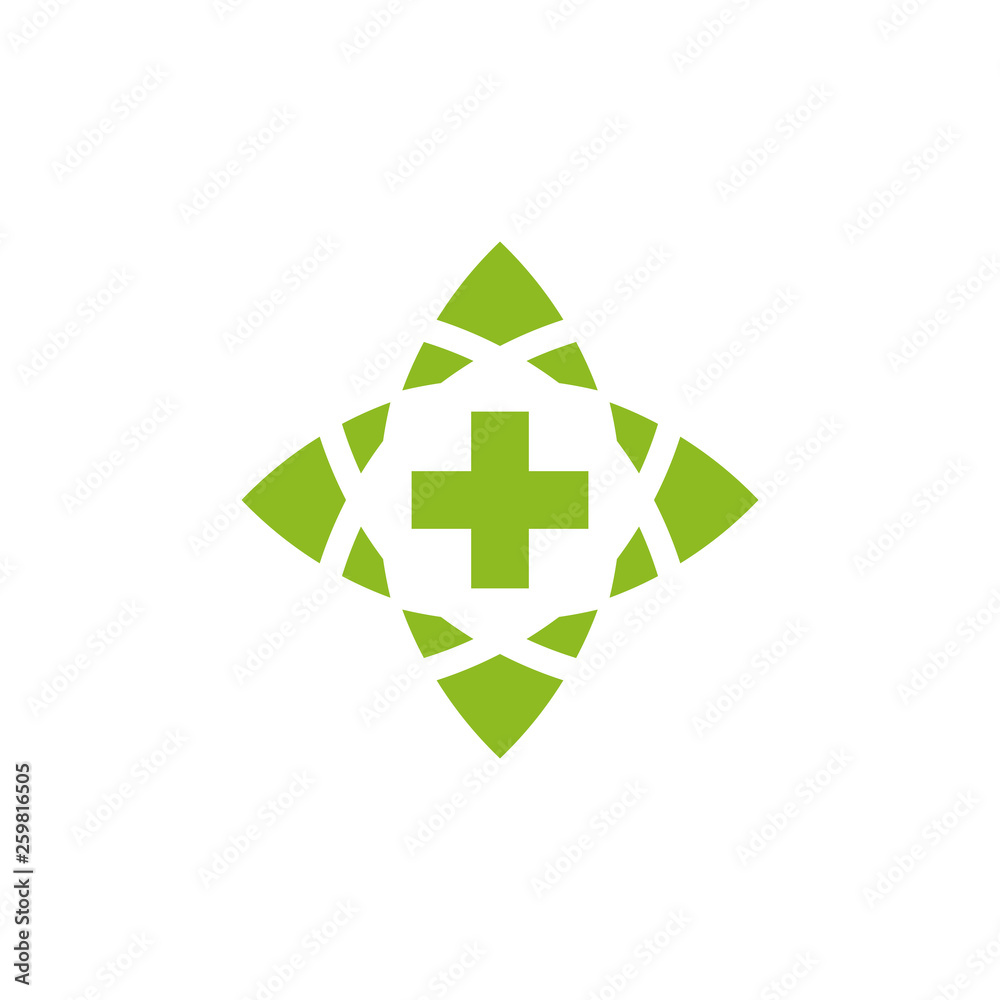 Medical and health care logo design vector template Medical and health care logo design vector template