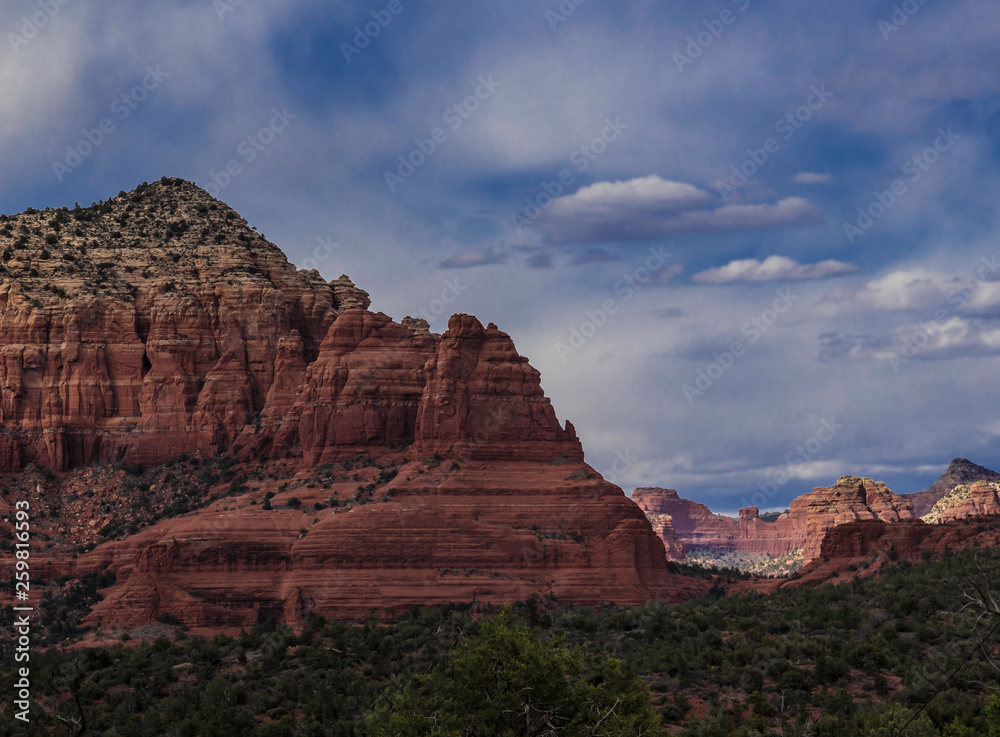 Iconic red rock formations of sedona, Arizona