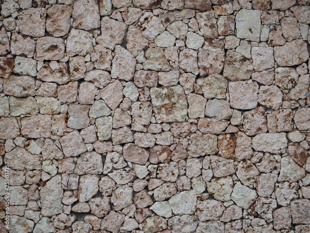 stone wall textured surface.