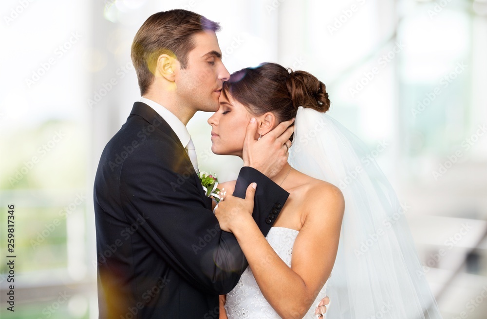 Happy just married young couple Happy just married young couple