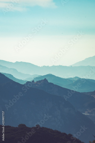 Fototapeta Naklejka Na Ścianę i Meble -  aerial view of the mountains