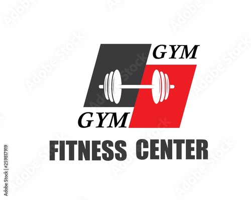 gym,fitness icon logo illustration  template vector