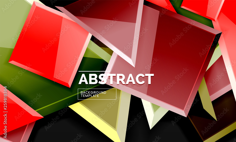 Shiny style geometric background Shiny style geometric background