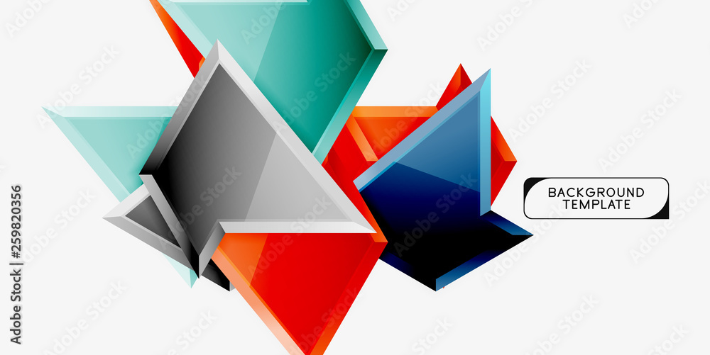 Bright colorful triangular poly 3d composition,abstract geometric background, minimal design, polygonal futuristic poster Bright colorful triangular poly 3d composition,abstract geometric background, minimal design, polygonal futuristic poster