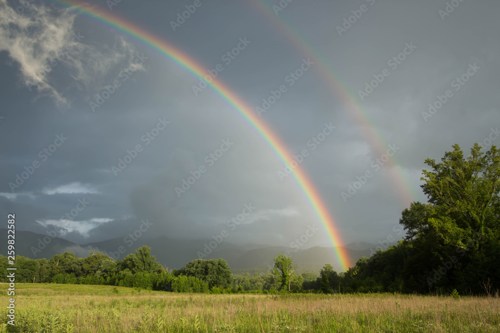 Cades Cove Rainbow - Great Smoky Mountains National Park - Tennessee Cades Cove Rainbow - Great Smoky Mountains National Park - Tennessee
