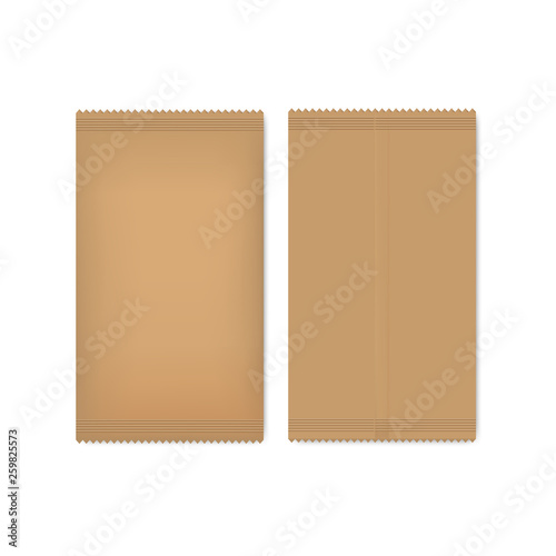 Brown paper package for seeds, sugar or spice.