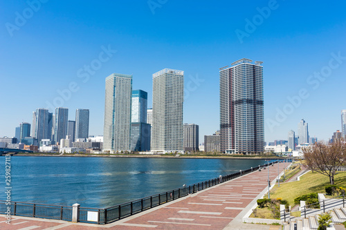 東京 豊洲の風景 view of Tokyo Bay Area 