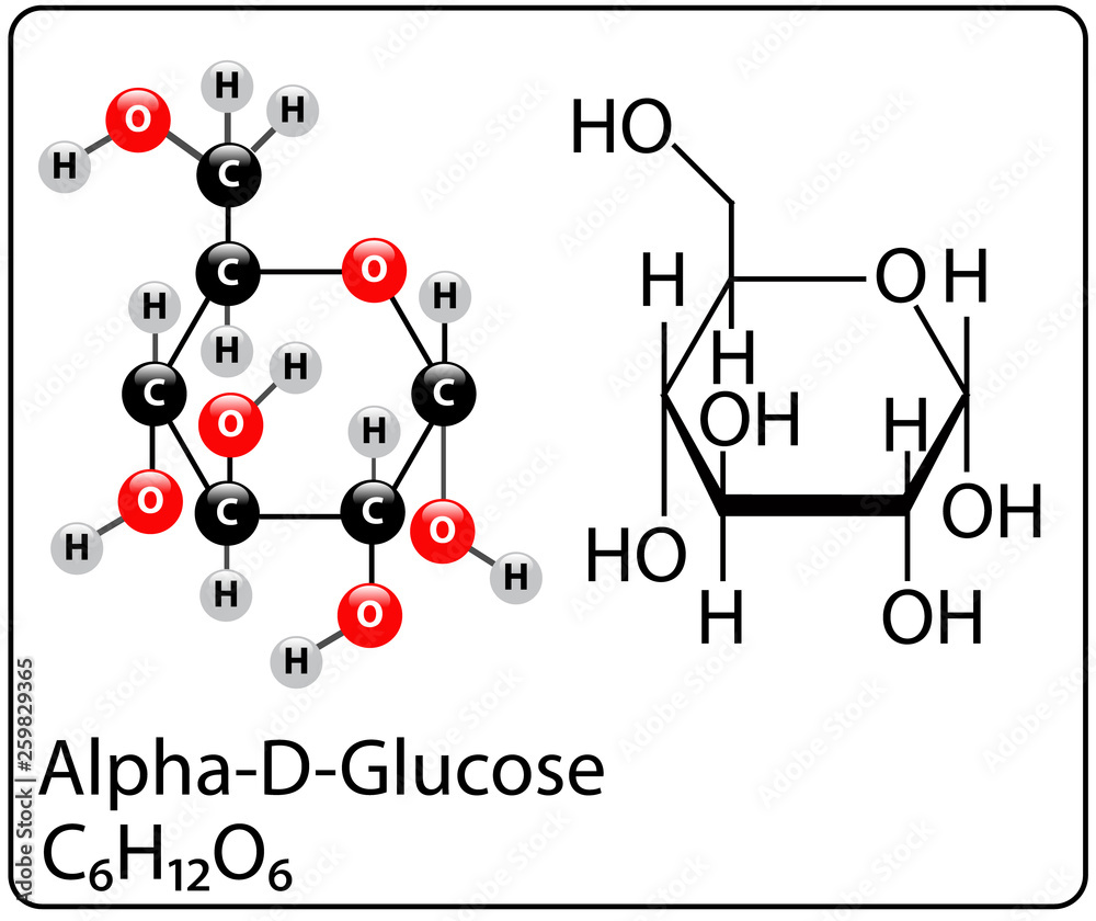 Glucose Molecule Structure