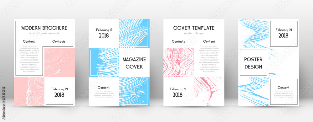 Cover page design template. Business brochure layo Cover page design template. Business brochure layo