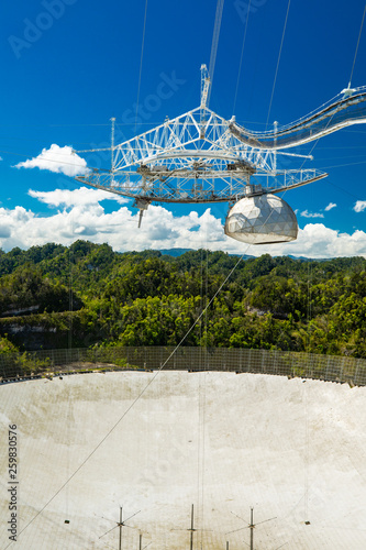 Arecibo, Puerto Rico. APRIL 2019: Arecibo Observatory. Puerto rico.  photo