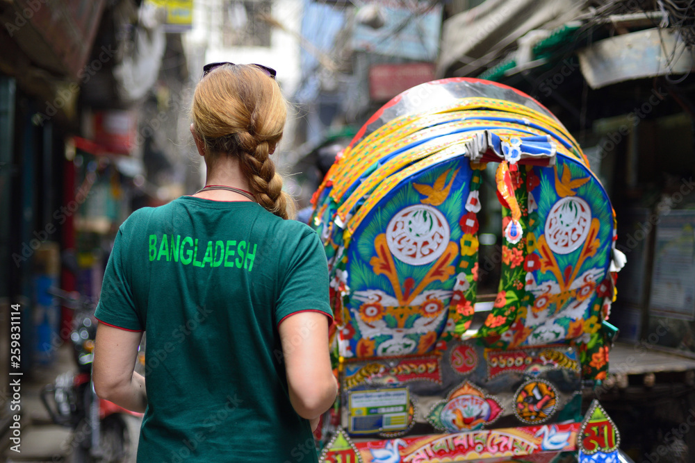 Obraz premium Tourist in Bangladesh