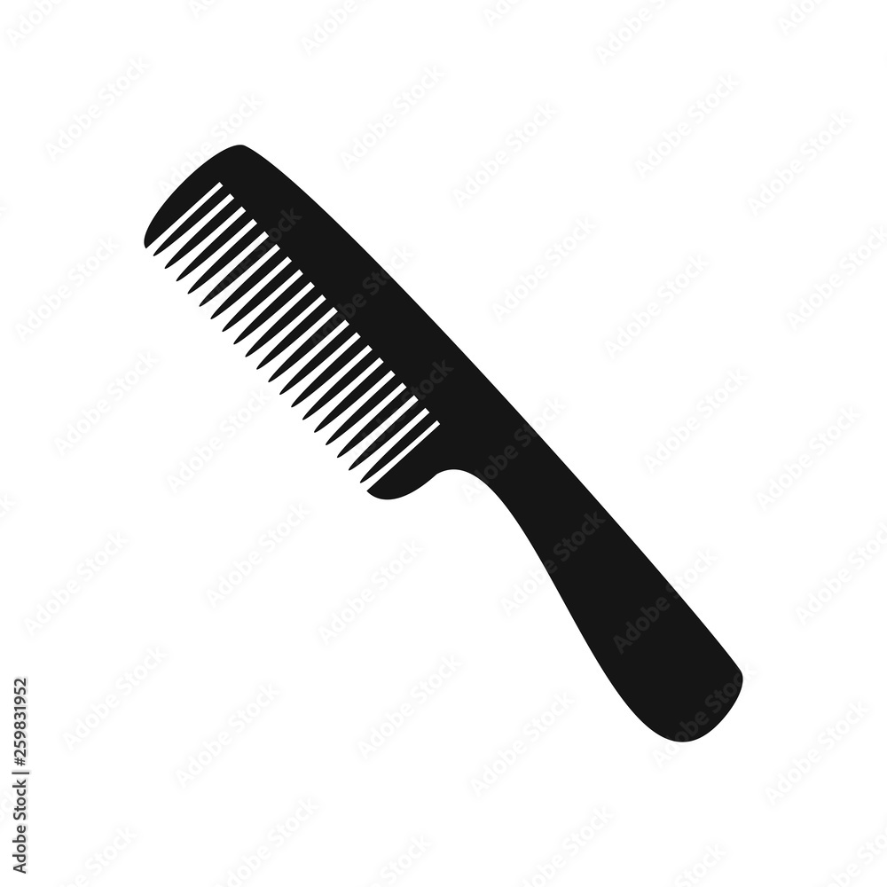 Hairbrush icon. Vector illustration Hairbrush icon. Vector illustration