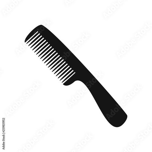 Hairbrush icon. Vector illustration
