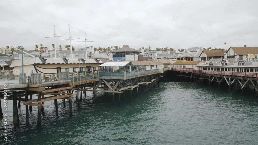 View of Pier and sea front at Redondo Beach, Los Angeles, LA, California, USA View of Pier and sea front at Redondo Beach, Los Angeles, LA, California, USA