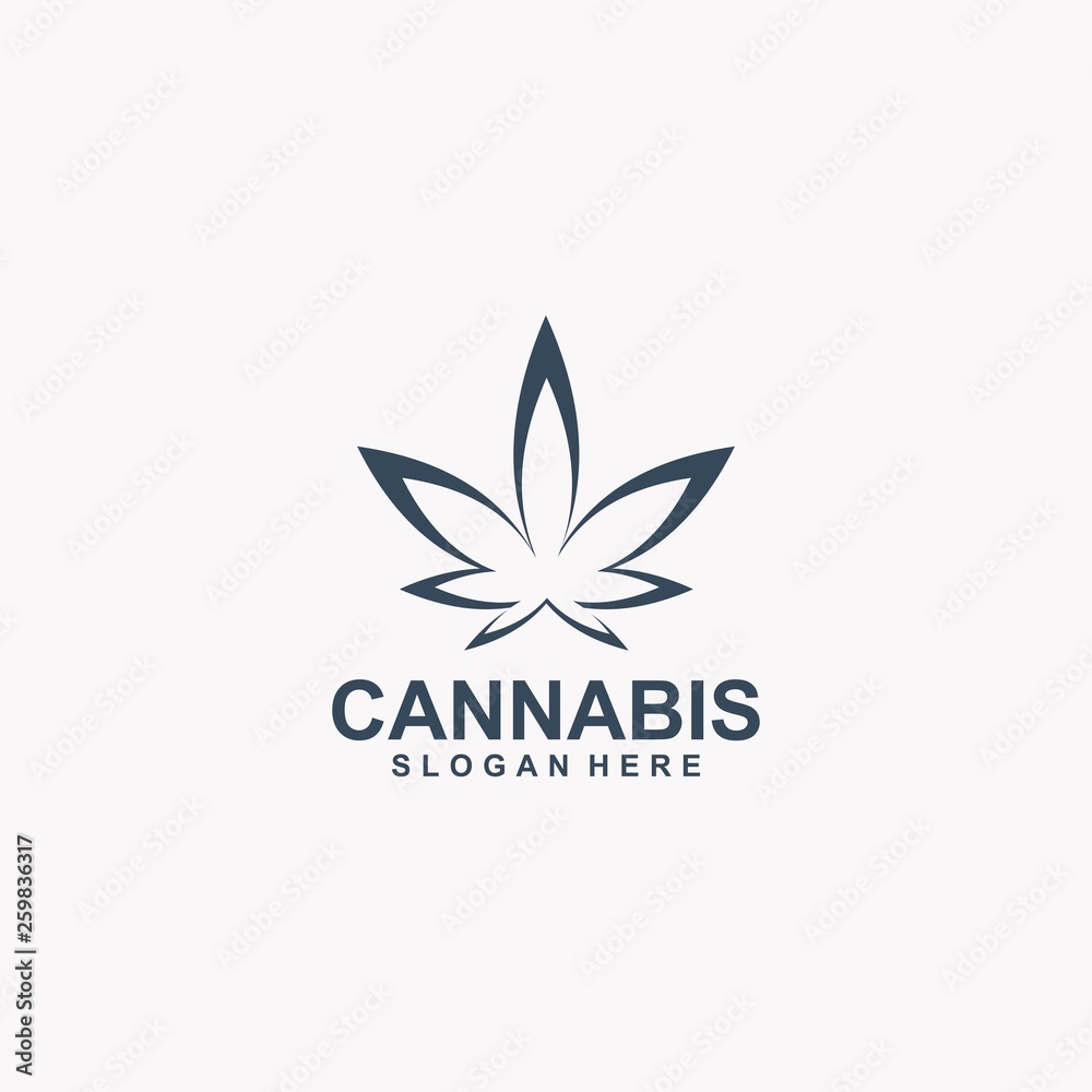 CANNABIS LOGO TEMPLATE