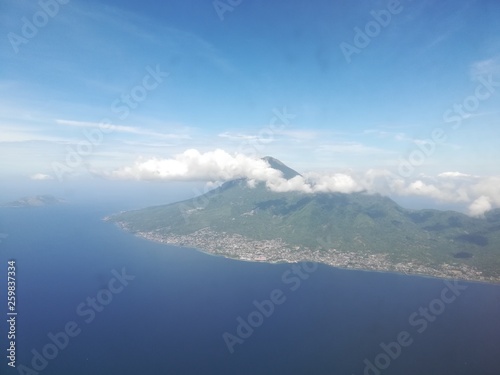 Ternate, volcano, volcanic island