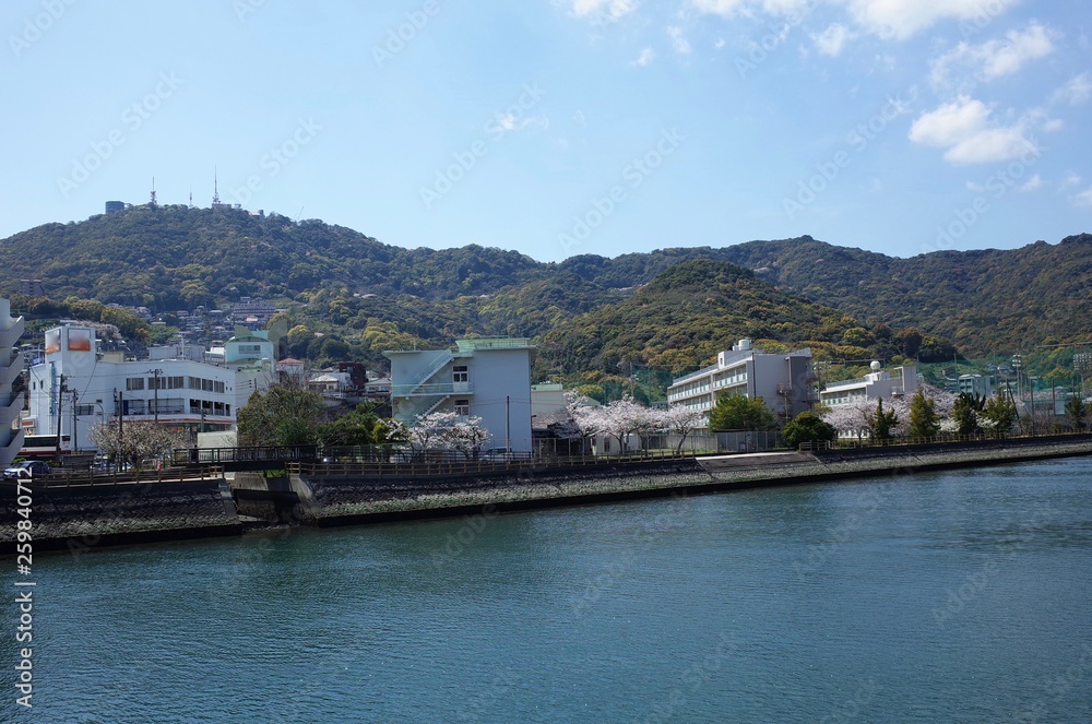 Obraz premium 浦上川