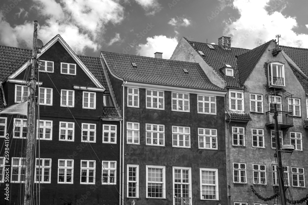 Nyhavn is the old harbor of Copenhagen