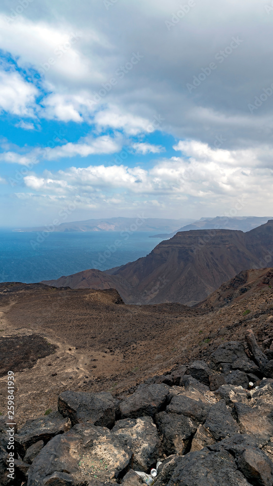 Gulf of Tadjoura and its Bay of Ghoubbet feed Lake Assal in Djibouti
