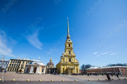 Peter and Paul Cathedral, 18th-century Romanov dynasty burial site - Saint Petersburg, Russia photo