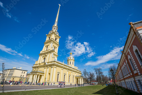 Peter and Paul Cathedral, 18th-century Romanov dynasty burial site - Saint Petersburg, Russia