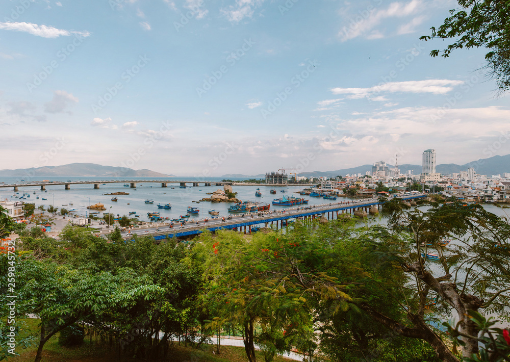 View of the bridge in Nha Trang