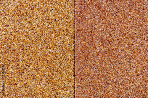 Brown rough sandpaper textured for background.