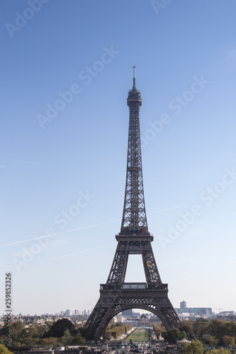 Eiffel Tower  symbol of Paris  France. Paris Best Destinations in Europe