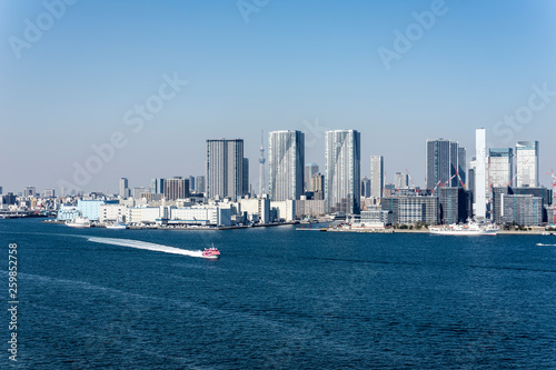 東京湾の風景